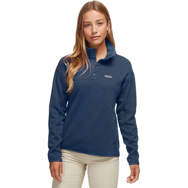 Patagonia Lightweight Better Sweater Marsupial Pullover - Women's Woolly Blue - XL