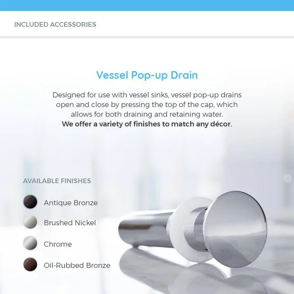 Mr Direct 601 Turquoise Brushed Nickel Waterfall Faucet Bathroom Ensemble