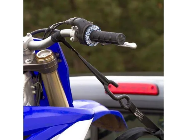 4-Ratchet 1x22 Motorcycle Tie-Down Straps
