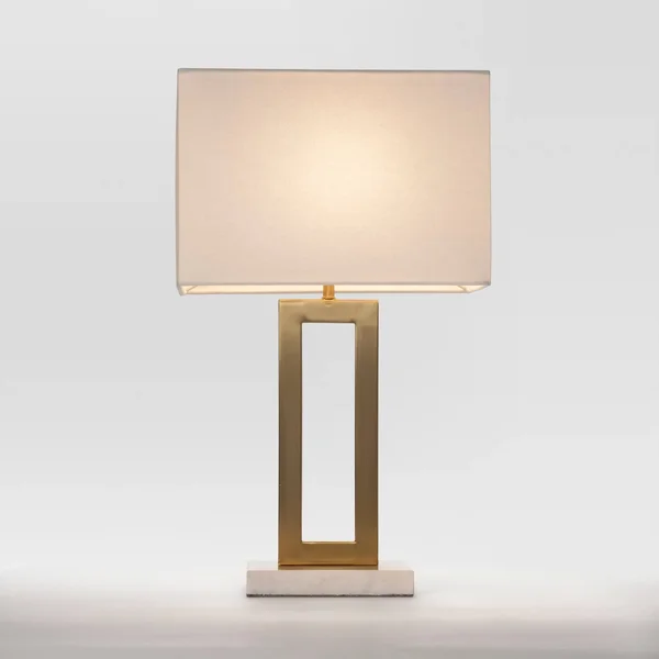 Project 62 Weston Window Pane Table Lamp White Brass 52404318