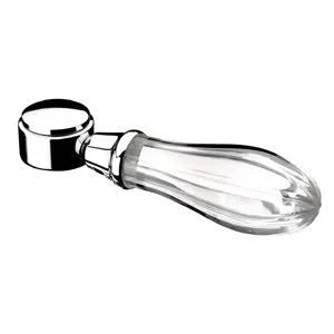 Samuel Heath V259-GC-AG S/L Clear Crystal Lever in Antique Gold Finish