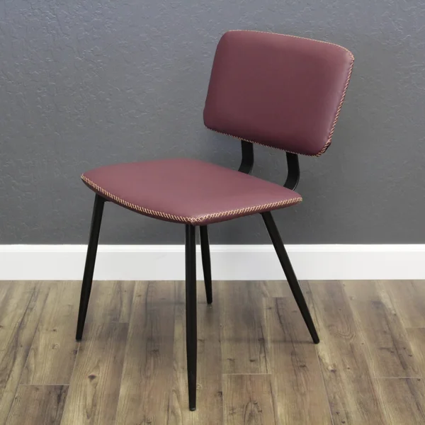 Monsoon Pacific Arlington Leather Chair - Wine