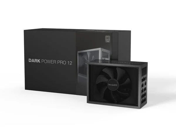 Be quiet! Dark Power Pro 12 1200W, BN646, 80 Plus Titanium Efficiency, Power Supply, ATX, Fully Digital, Modular, Virtually Inau