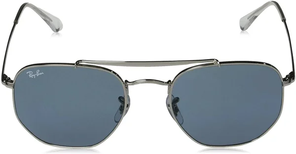 Ray Ban RB3648 The Marshal Sunglasses - 003/56 Silver/Azure Mirror Blue