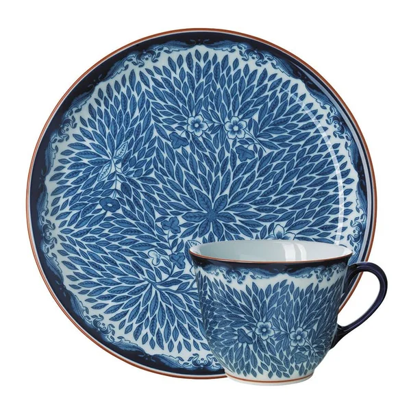 R鰎strand Ostindia Floris Mug & Plate - Coffee Cups Porcelain Blue - 1012350