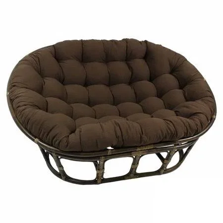 Bay Isle Home Bocanegra Double Papasan Chair - Color: Tangerine Dream