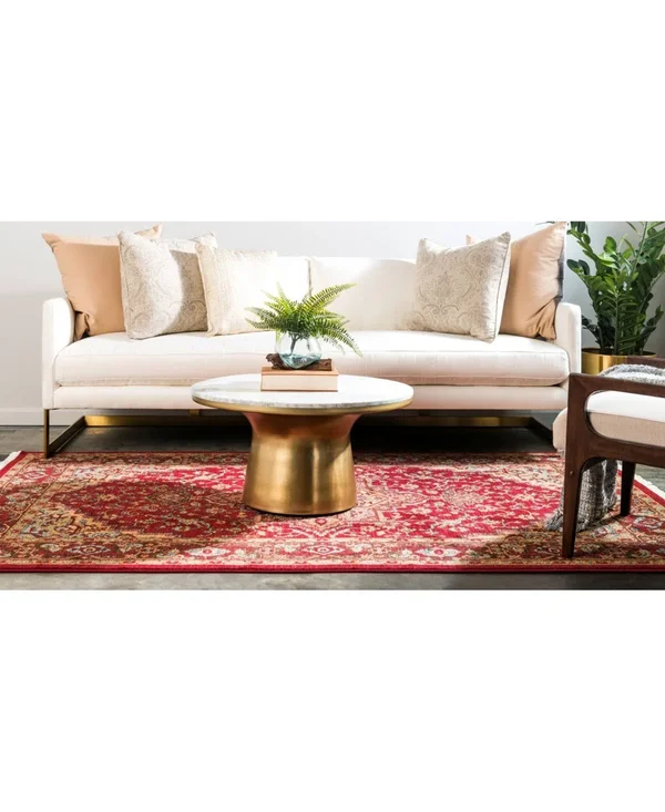 Unique Loom Ardashir Sahand Area Rug - 10& 6 x 16& 5 (Red)