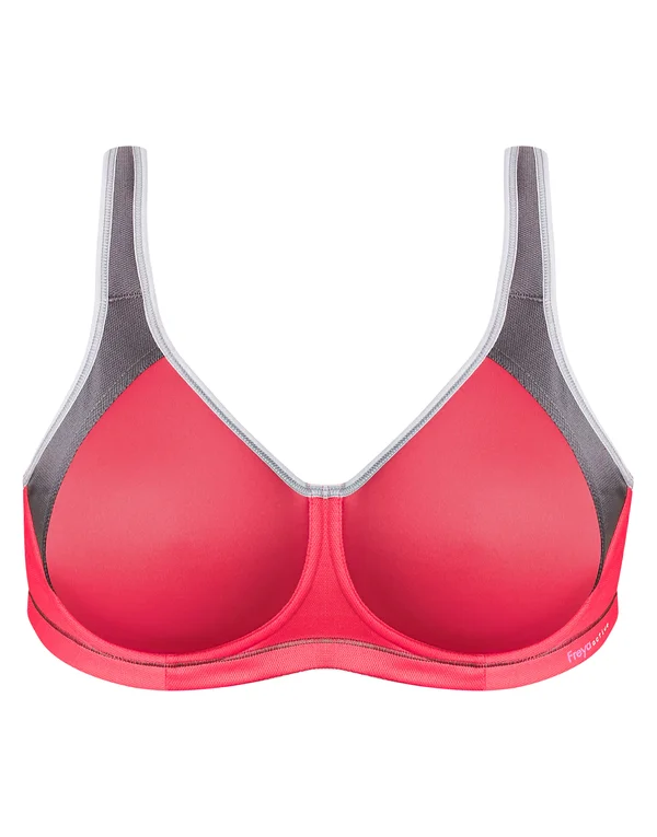 Freya Sonic Underwire Molded Spacer Sports Bra - Hot Crimson (AA4892) 32G