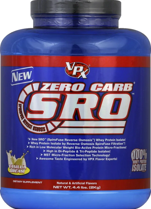 VPX Zero Carb SRO Whey Protein Isolate, Vanilla Dream - 4.4 lb