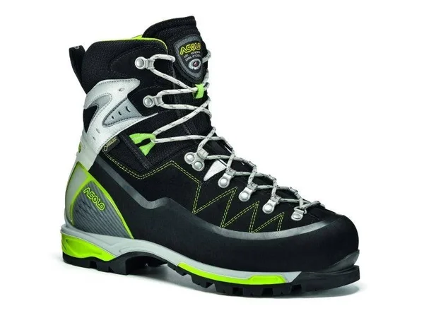 Asolo Alta Via GV - Men's Black/Green Medium 7 A01020 0038800070