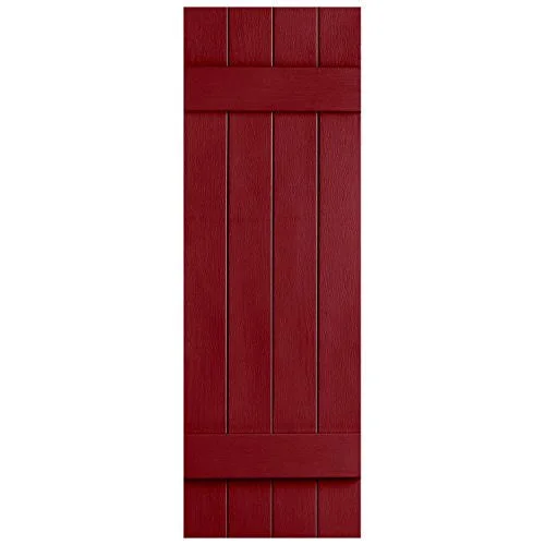 Alpha VNBB4J47CB 4 Board x 47x22 Board N Batten Joined SHUTTER, Cranberry