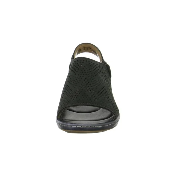 Clarks Womens Sarla Cadence Closed Toe Sandals, Black
