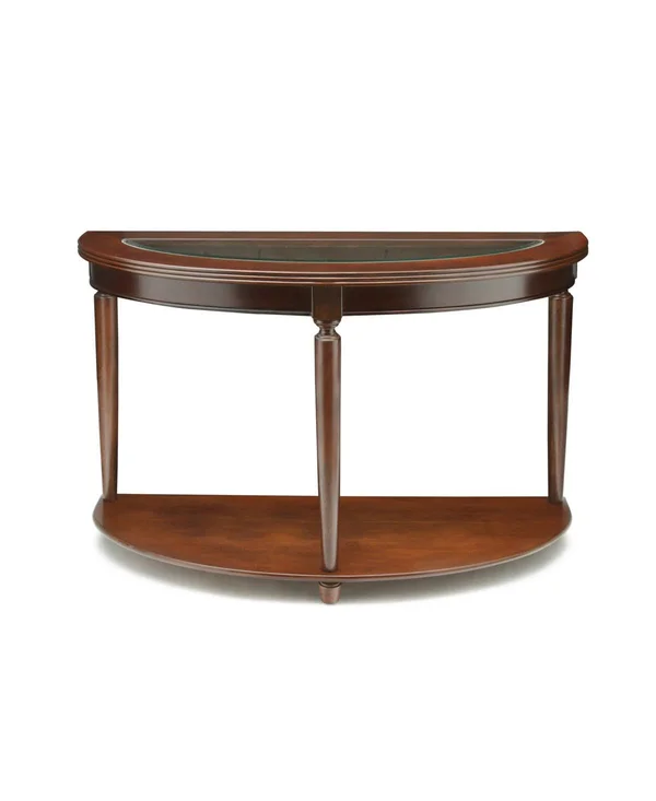 Chrinus Dark Cherry Console Table - Medium Brown