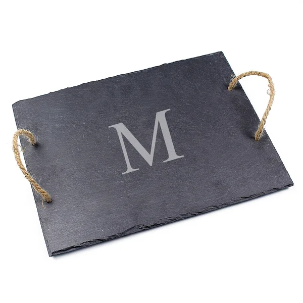 Cathy&s Concepts Slate Serving Board - Letter M