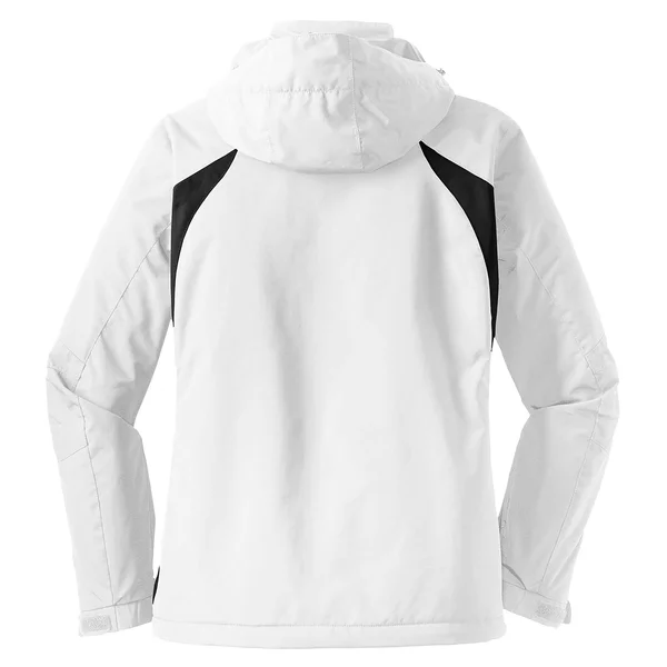 Port Authority L304 Ladies All-Season II Jacket - White/Black - L
