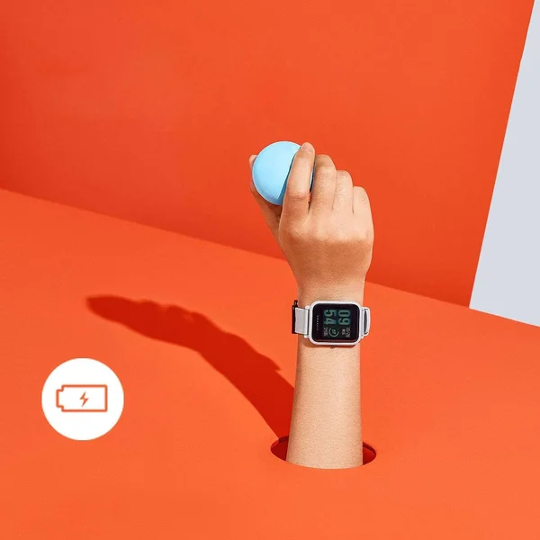 Amazfit Bip - Smart Watch with Heart Rate Monitor - Black