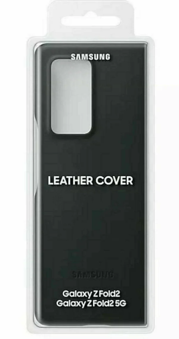 1354N Original Samsung Galaxy Z Fold2 Leather Cover Ef-vf916 (Black)