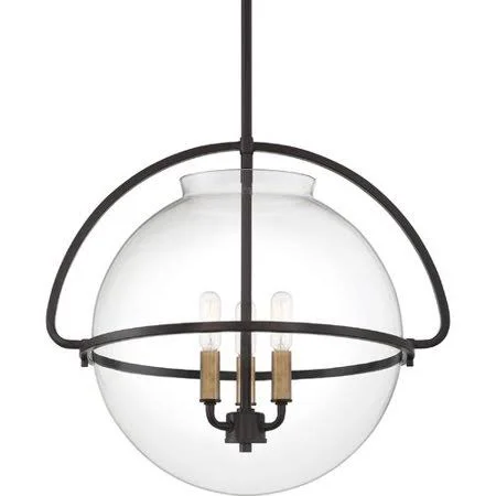 George Oliver Burkey 3-Light Globe Chandelier