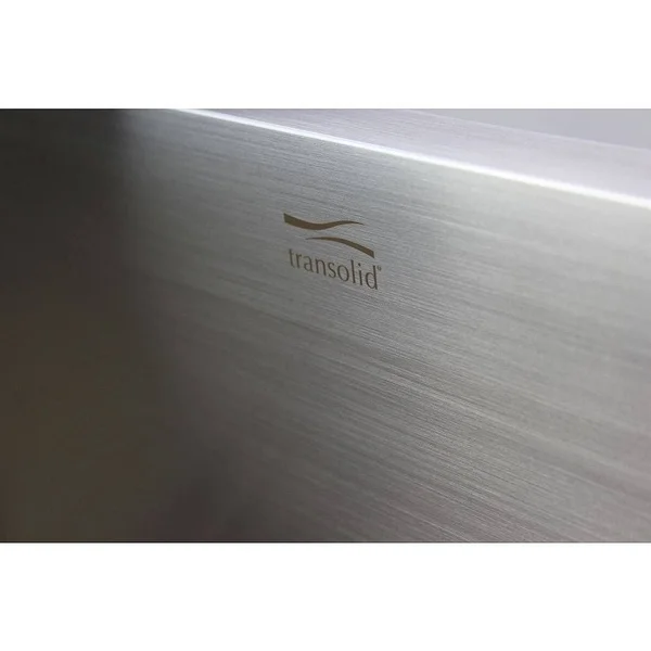 Transolid Diamond Dual Mount Stainless Steel 25 in. 2-Hole Single Bowl Kitchen Sink in Brushed