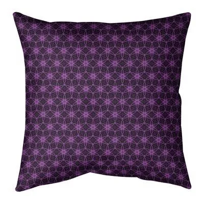 Ornate Circles Throw Pillow East Urban Home Size: 20x22 H x 20x22 W, Fill Material: No Fill, Color: Sacramento