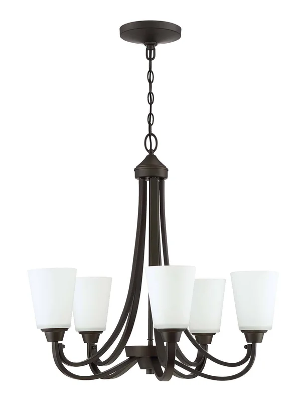 Craftmade Grace 5 Light Chandelier - Espresso - 41925-ESP