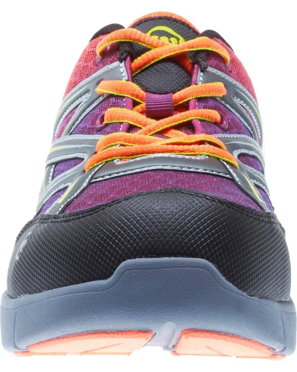 Wolverine Women's Jetstream Carbonmax Safety Toe Shoe - 9.5 W - Orange, Purple
