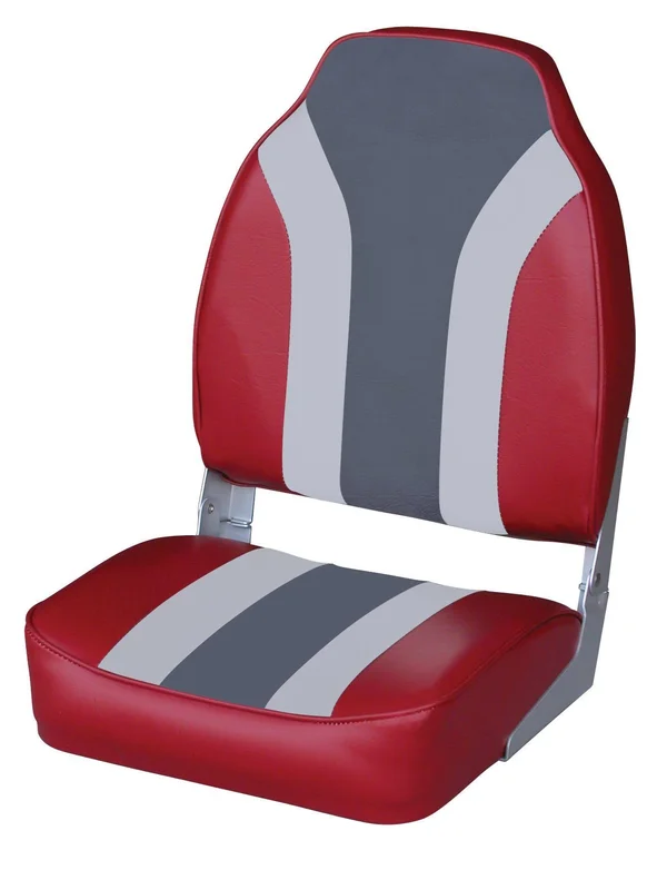 Wise Classic High Back Boat Seat - 23.5x22 x 16.5x22, 23.5" x 16.5" x 20"