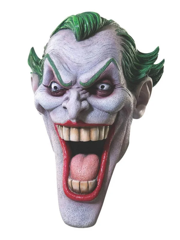 Rubie&s Costumes Men's Joker Adult Halloween Latex Mask - Green/White, OS