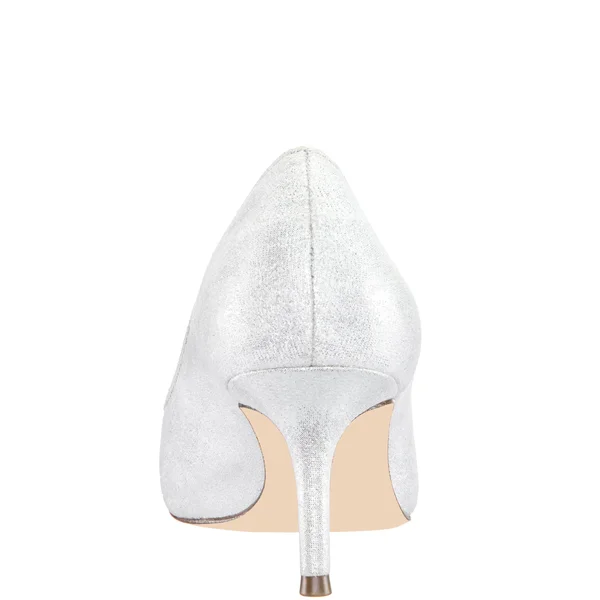 Nina Nina60 Pointed Toe Pumps 777, True Silver