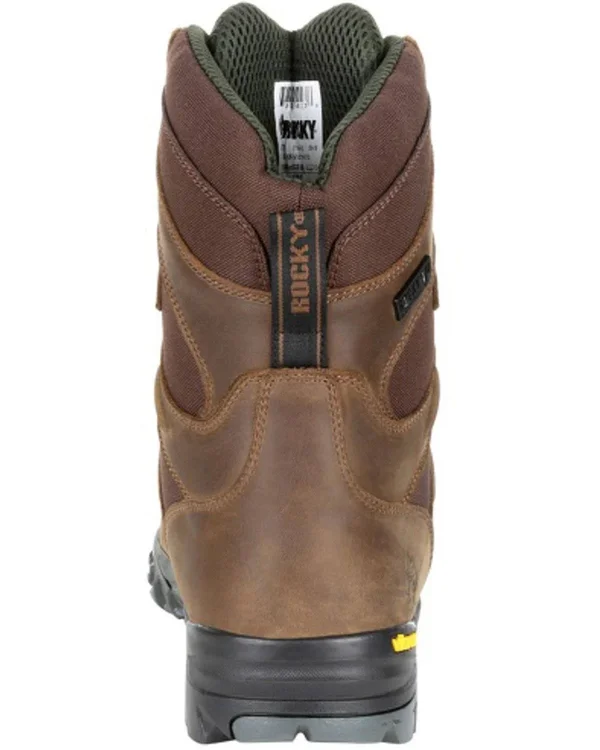 Men's Rocky Deerstalker Waterproof 400G Insulated Hiking Boot - Size: 8.5, Brown