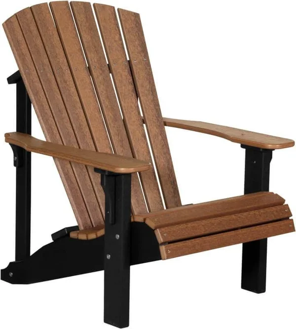 LuxCraft Recycled Plastic Deluxe Adirondack Chair