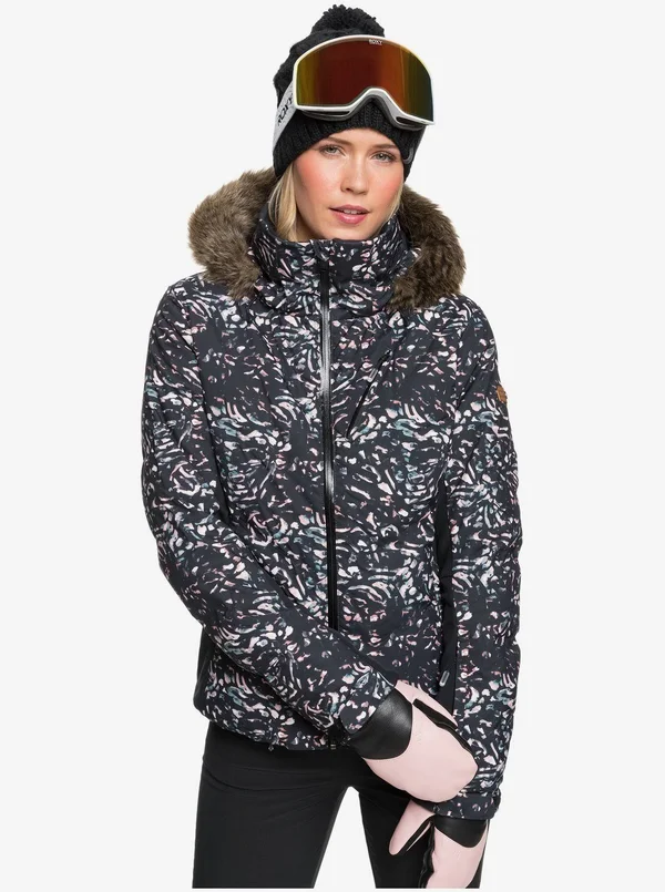 Roxy Women's Snowstorm Snow Jacket - Medium, Bright White