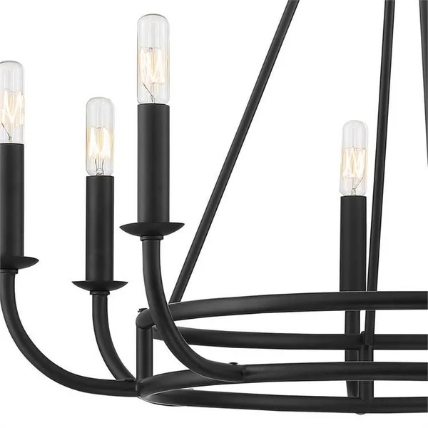 Crystorama Bailey 8 Light Aged Brass Chandelier BAI-A2108-AG