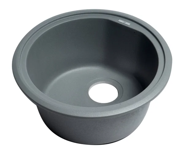Alfi Brand AB1717UM-T Titanium 17x22 Undermount Round Granite Composite Kitchen Prep Sink