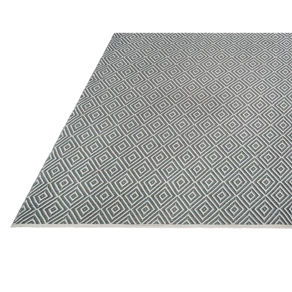 4& x 6& Veria Indoor/Outdoor Rug Gray/White - Fab Habitat