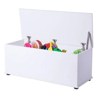 Cristiano Wooden Toy Box Harriet Bee Finish: White