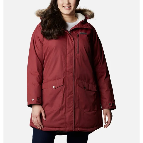 Columbia Women's Suttle Mountain Long Insulated Jacket - 2x - Red