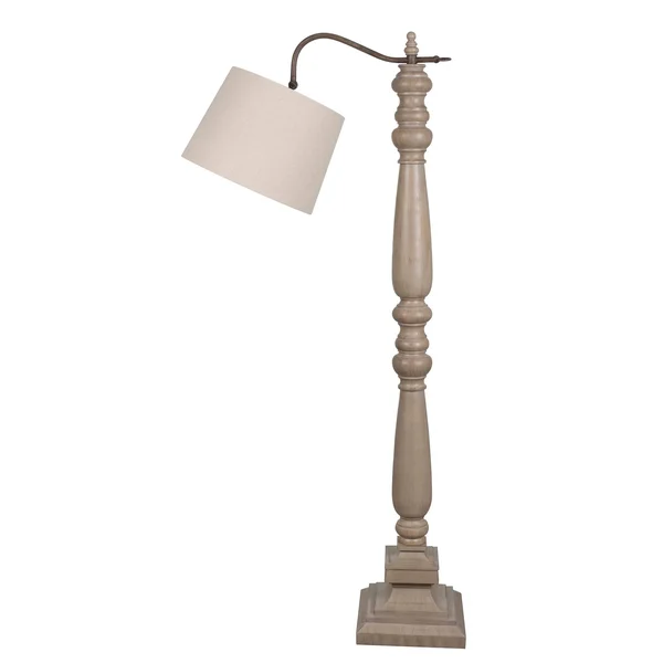 Lamps per SE 60.5x22 Washed Wood Toned Floor Lamp - 60 inch