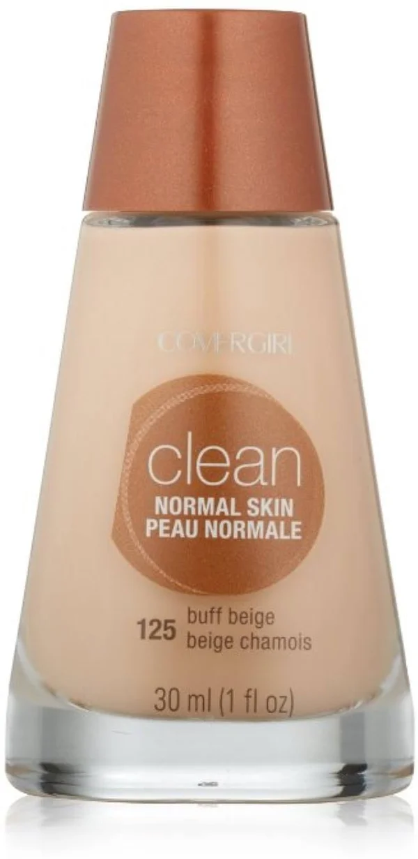 6 Pack - Covergirl Clean Liquid Makeup, Buff Beige [125] 1 oz