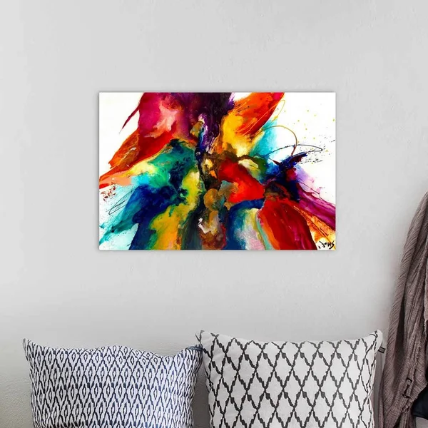 Flourish III - Canvas Wall Art, 24x16, Great Big Canvas