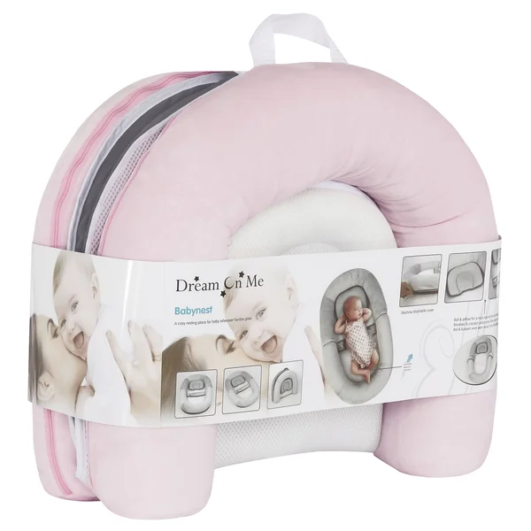 Dream on Me Portable Cozy Lounger in Pink