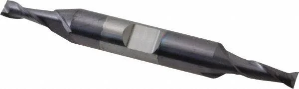 Niagara Cutter N85399 Carbide Square Nose End Mill, Weldon Shank, TiAlN Finish, Roughing and Finishing Cutting, 30-Degree Helix