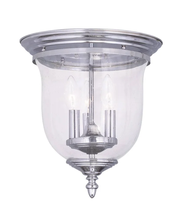 Livex Lighting 5024-05 Legacy 3-Light Ceiling Mount - Chrome