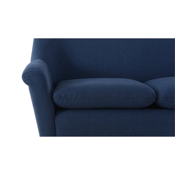 Sandy Wilson Home Phillipe Settee (Dark Sapphire Blue)