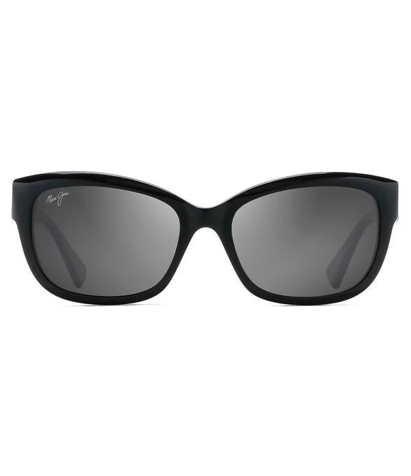 Maui Jim Plumeria Sunglasses Black with Crystal - Blue Hawaii