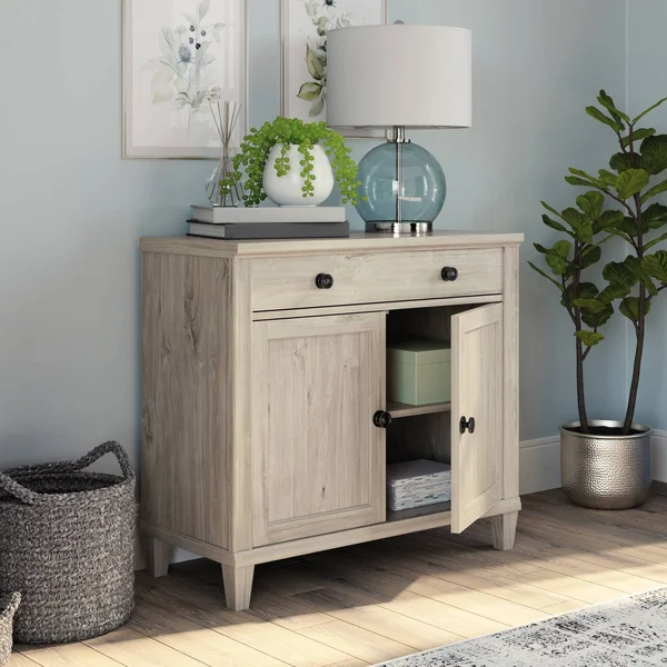 Sauder Hammond Library Base - Chalk Oak
