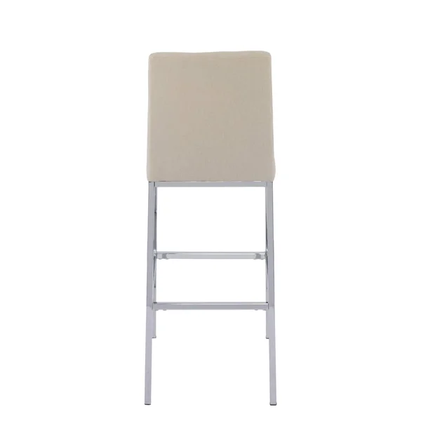 CorLiving Bar Height Fabric Barstools with Chrome Legs Set of 2
