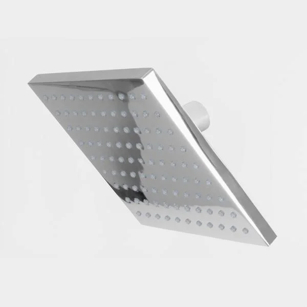 Sigma 18.10.037.53 6x22 x 7x22 Rectangular Showerhead w/Swivel w/Easy Clean Jets Black Nickel PVD