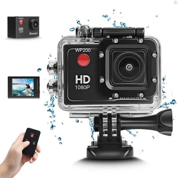 DROGRACE WP200 Sports Action Camera Video Camera Waterproof Digital Cam Car Dash