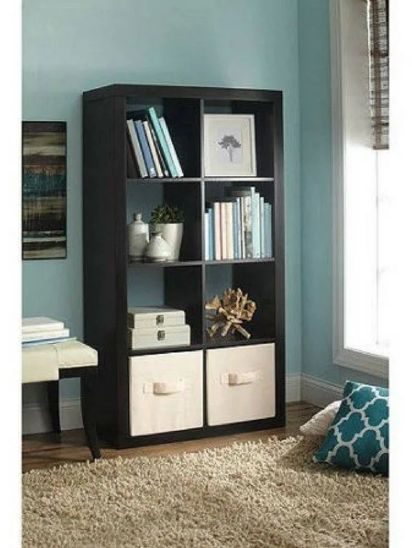 Better Homes and Gardens 8-Cube Organizer, Black